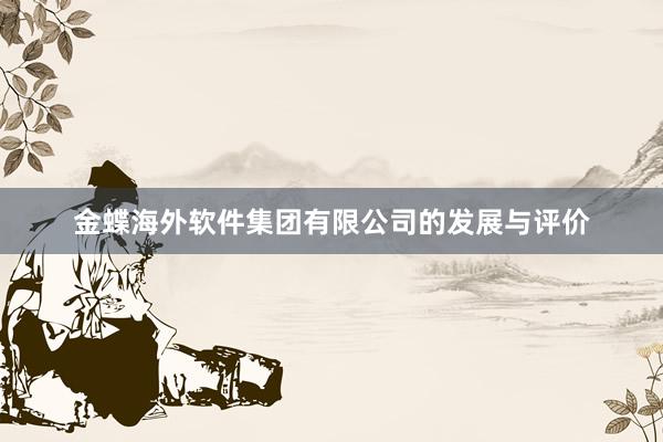 金蝶海外软件集团有限公司的发展与评价